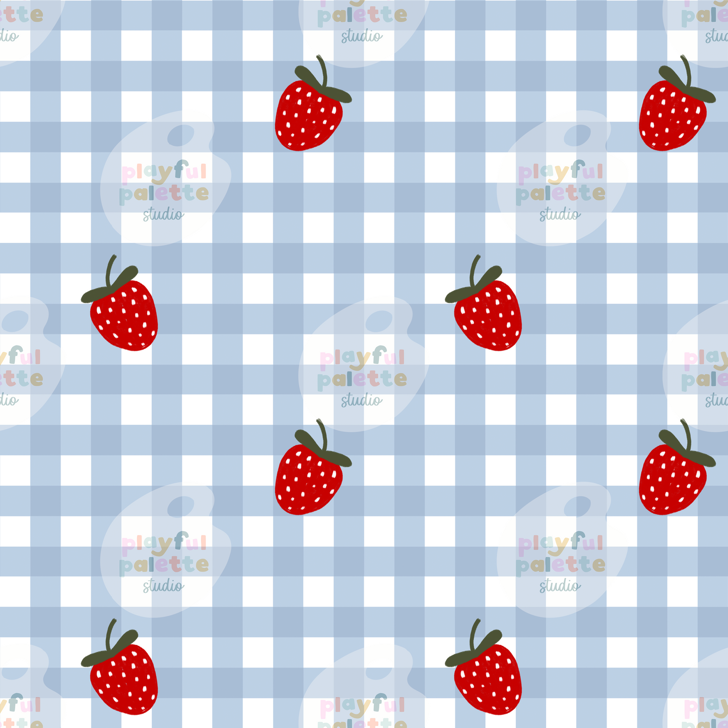 Strawberry Gingham