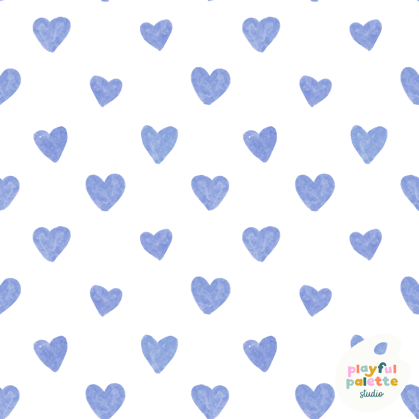 Watercolor Hearts