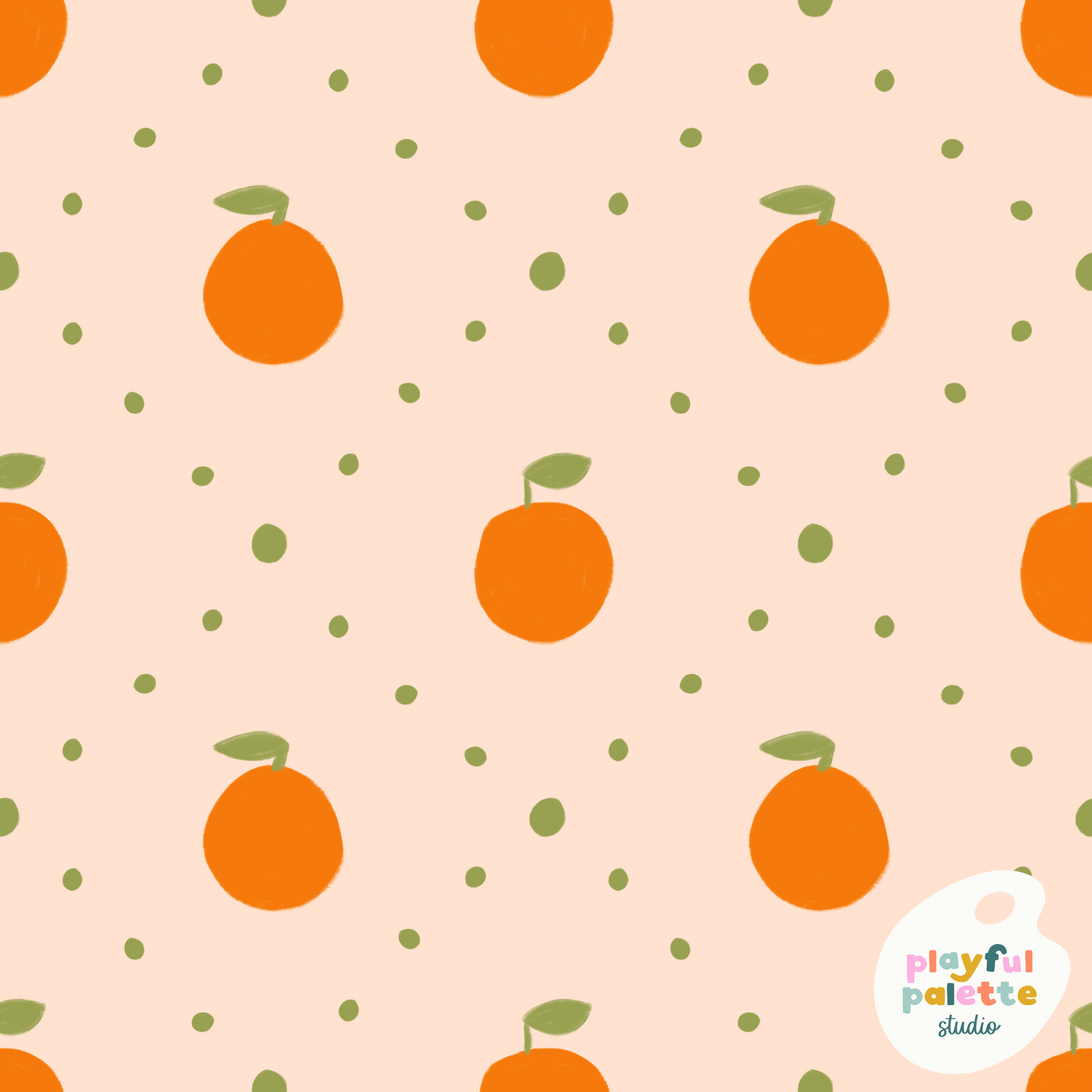 Orange Trellis