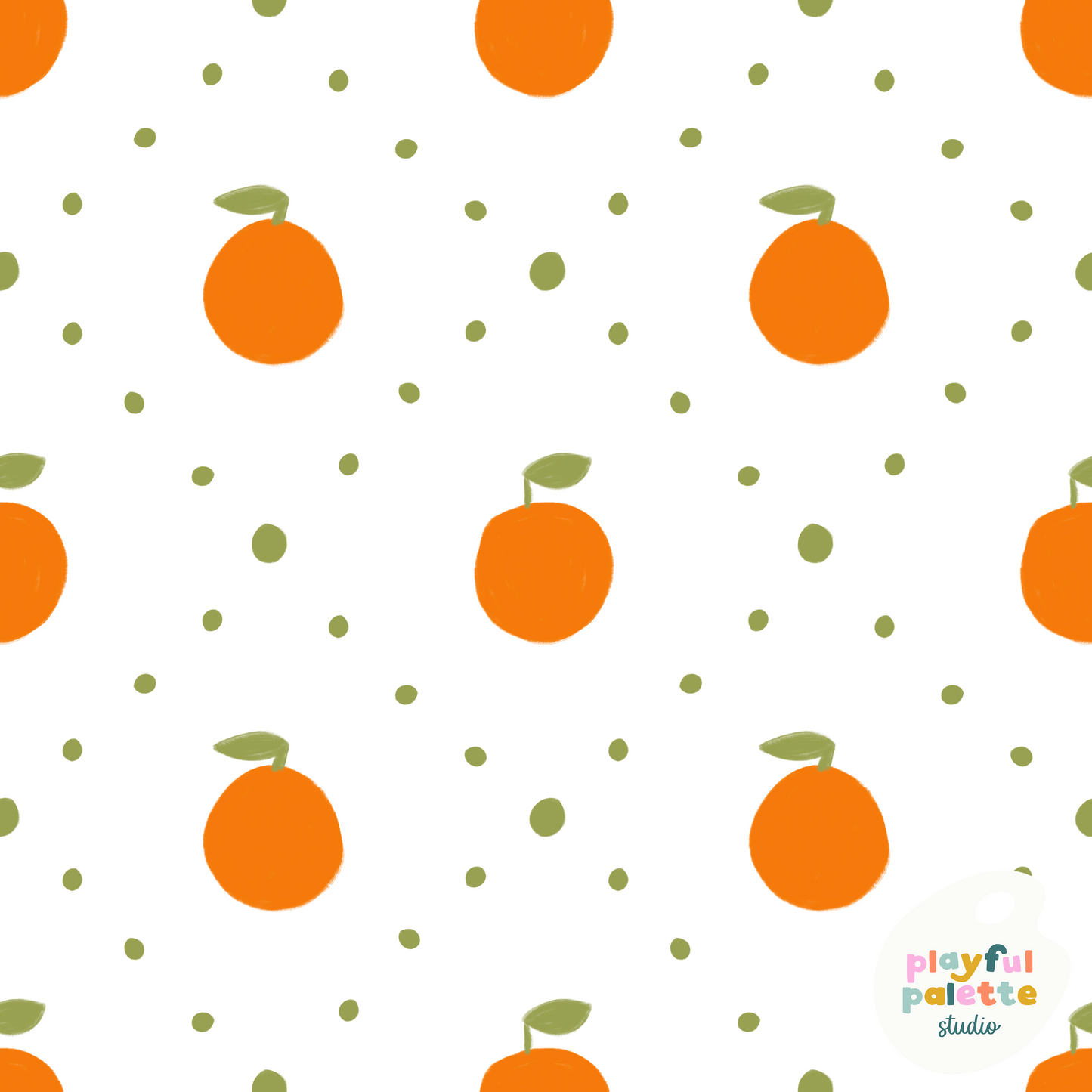 Orange Trellis