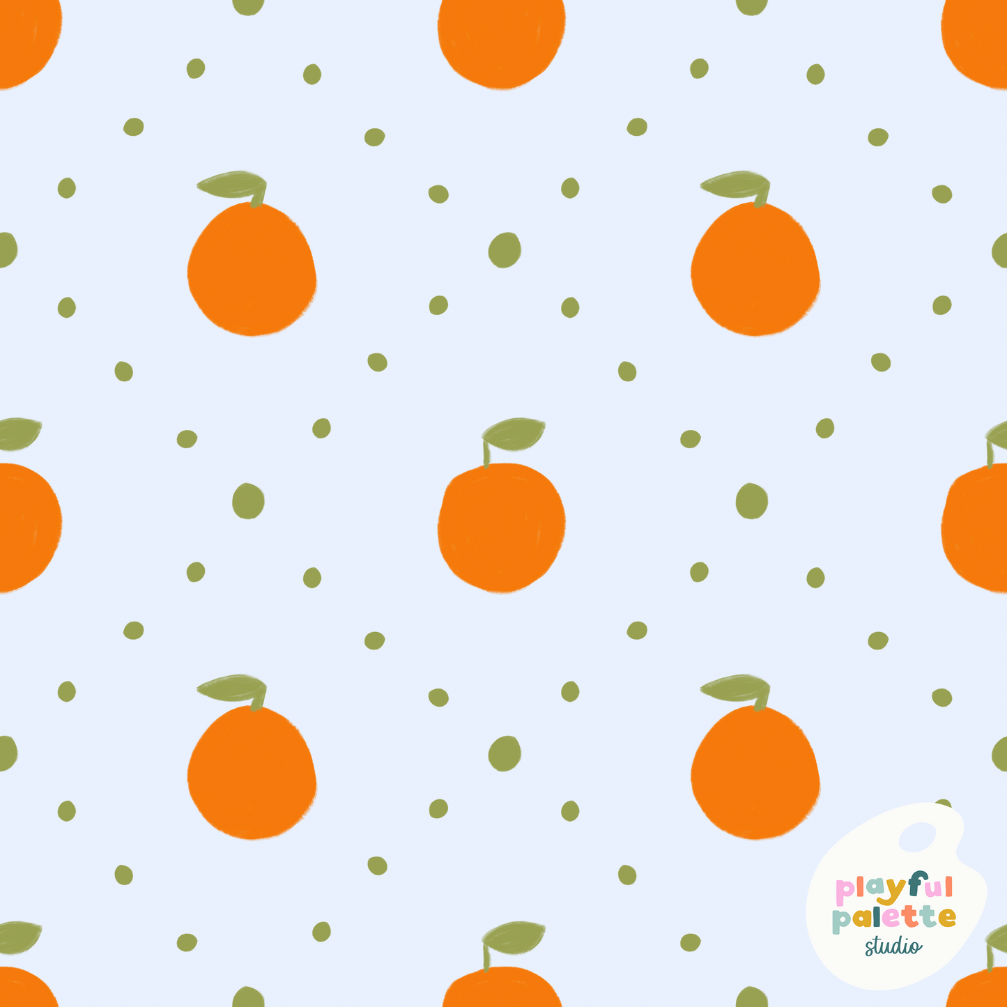 Orange Trellis