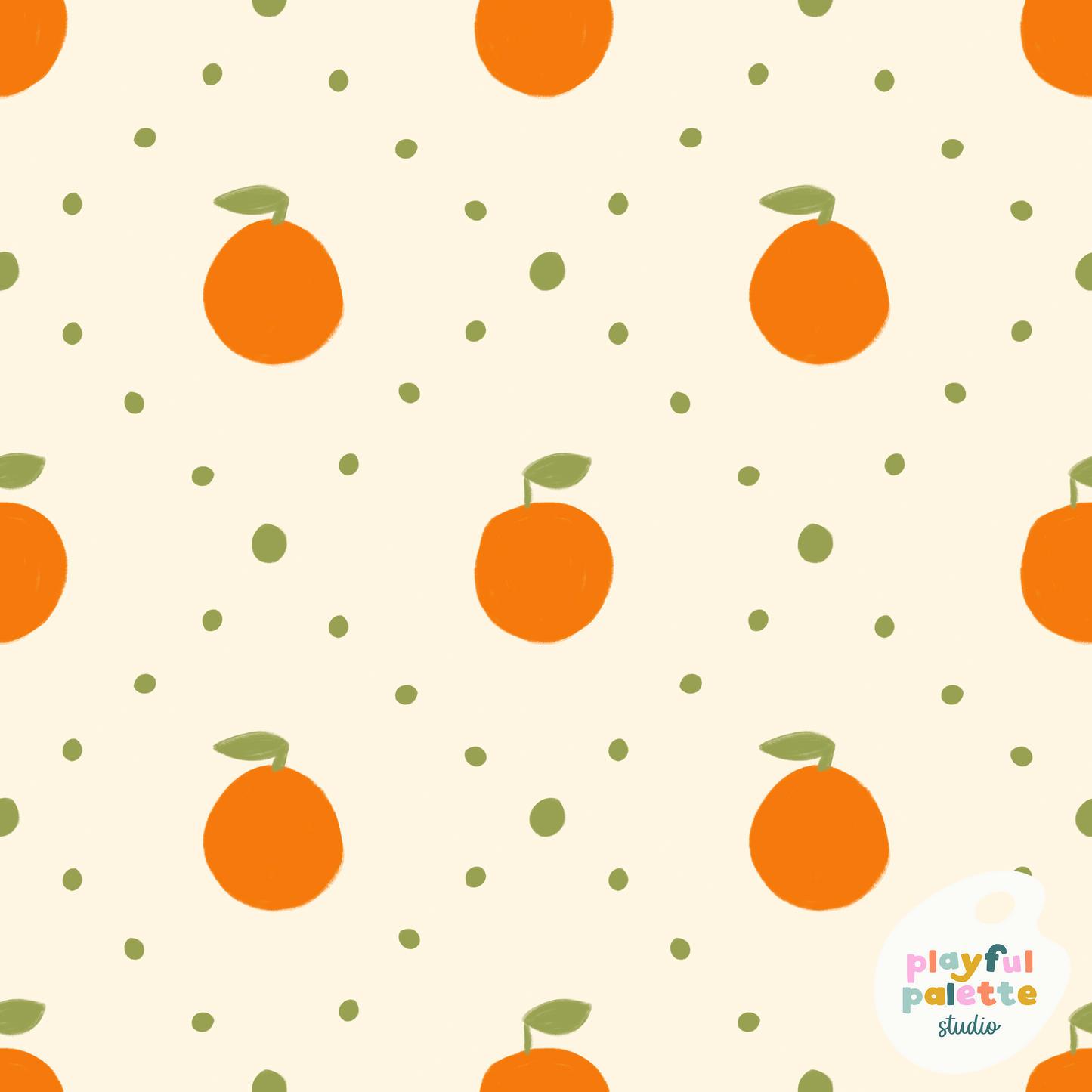 Orange Trellis