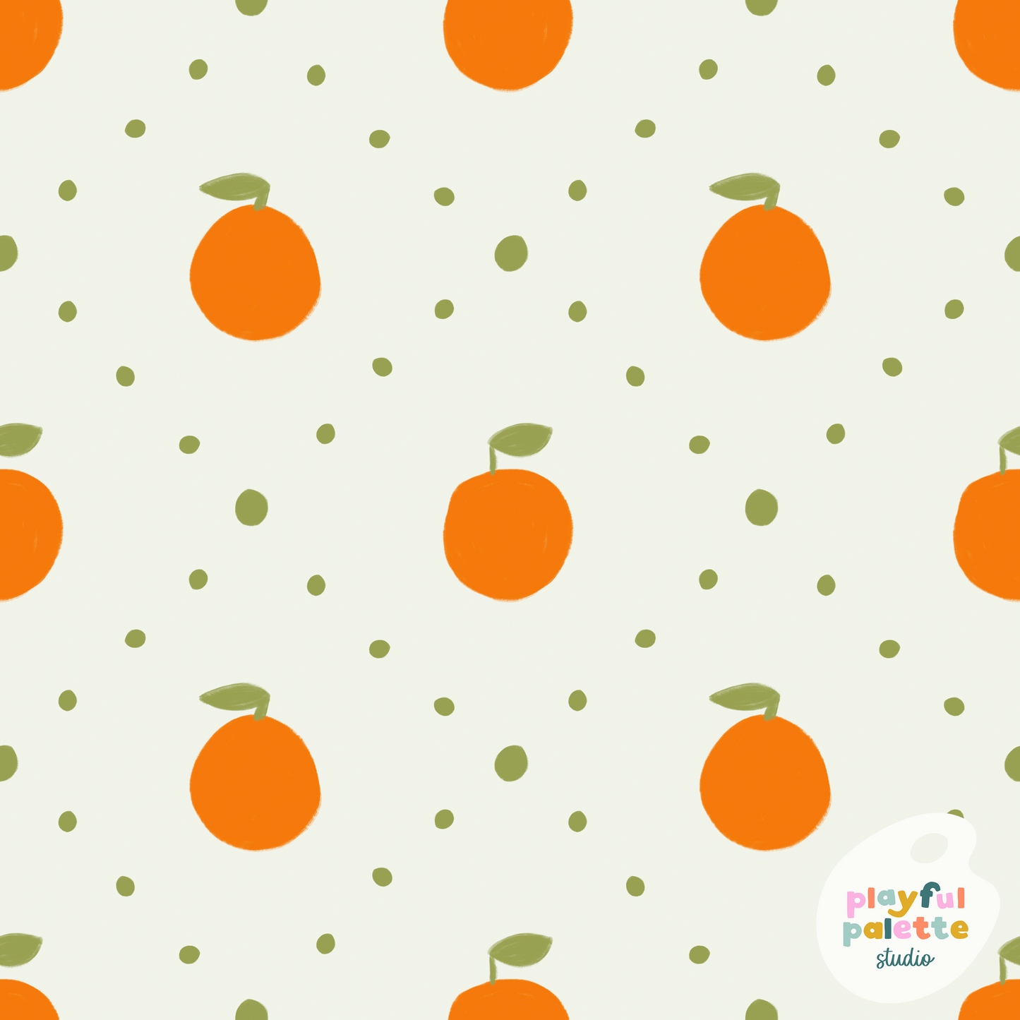 Orange Trellis
