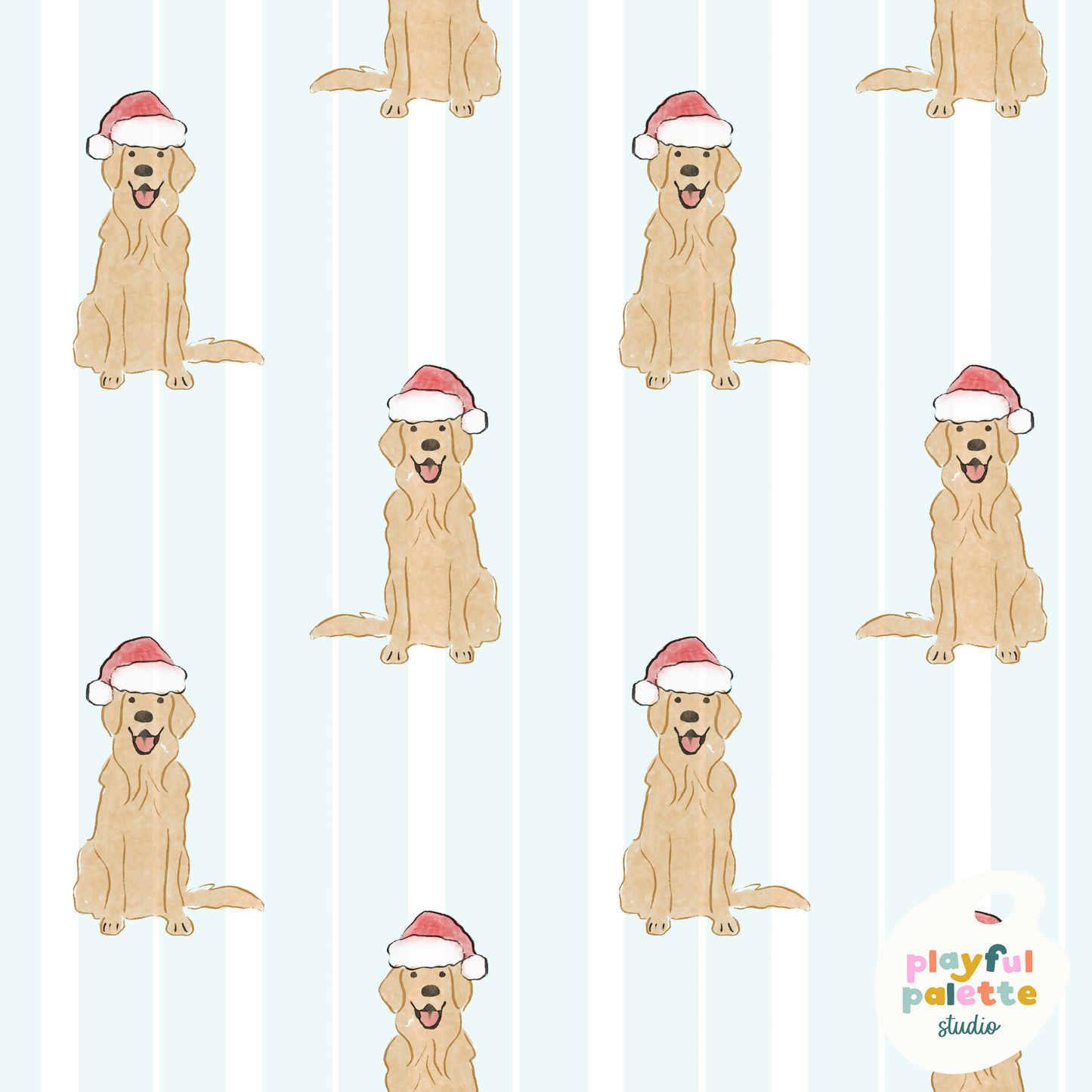 Santa Paws Stripes