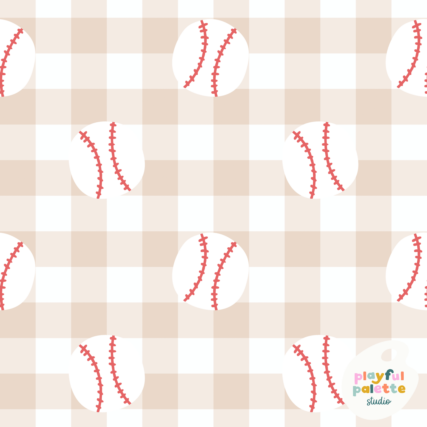 Home Run Gingham