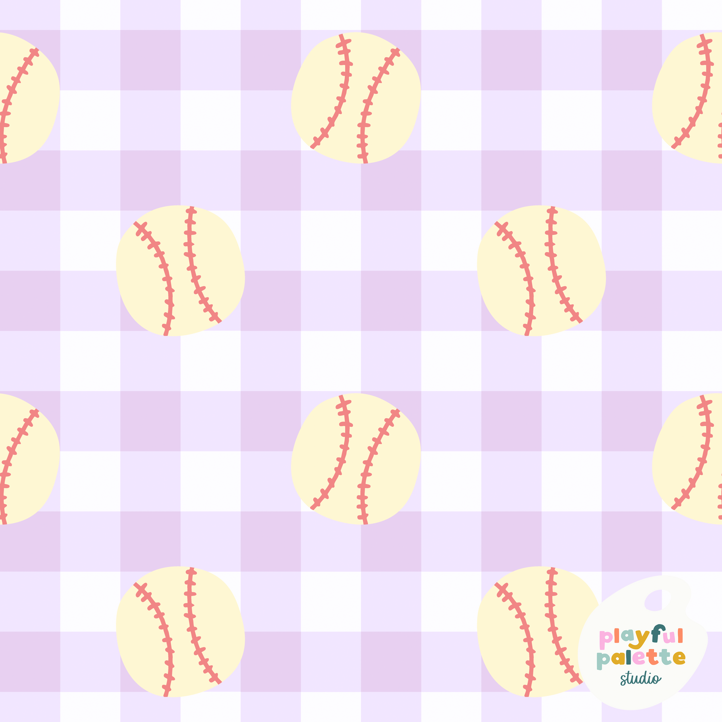Home Run Gingham