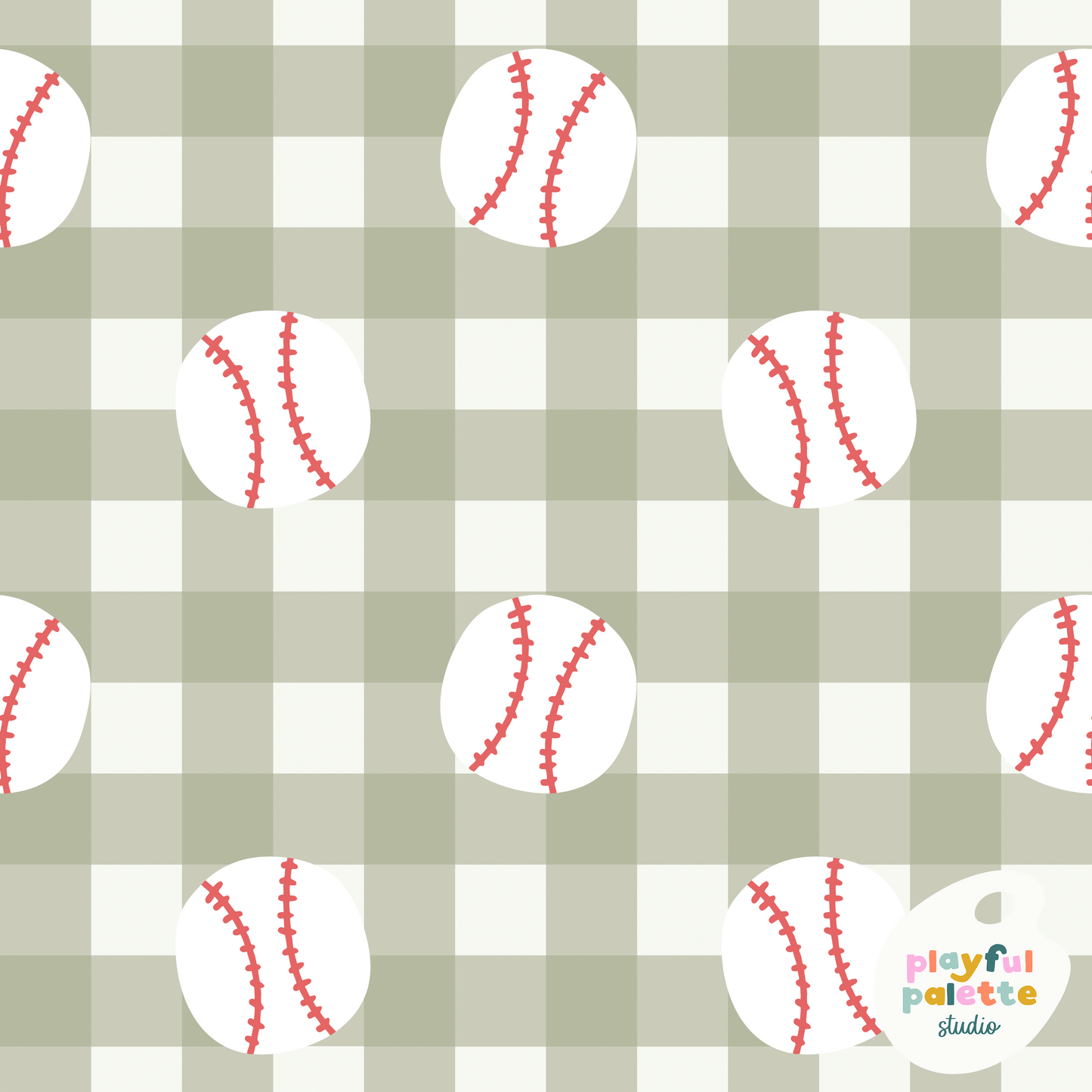 Home Run Gingham