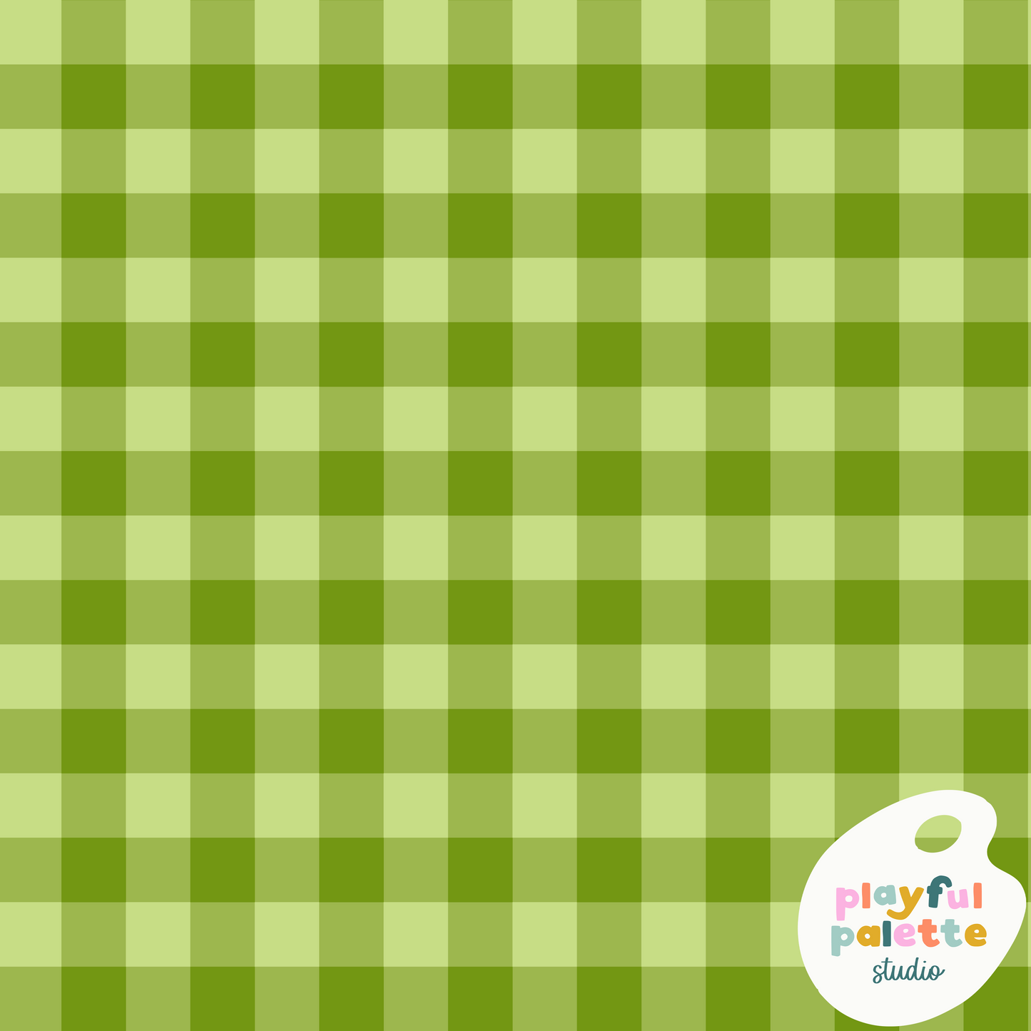 Grass Green Gingham