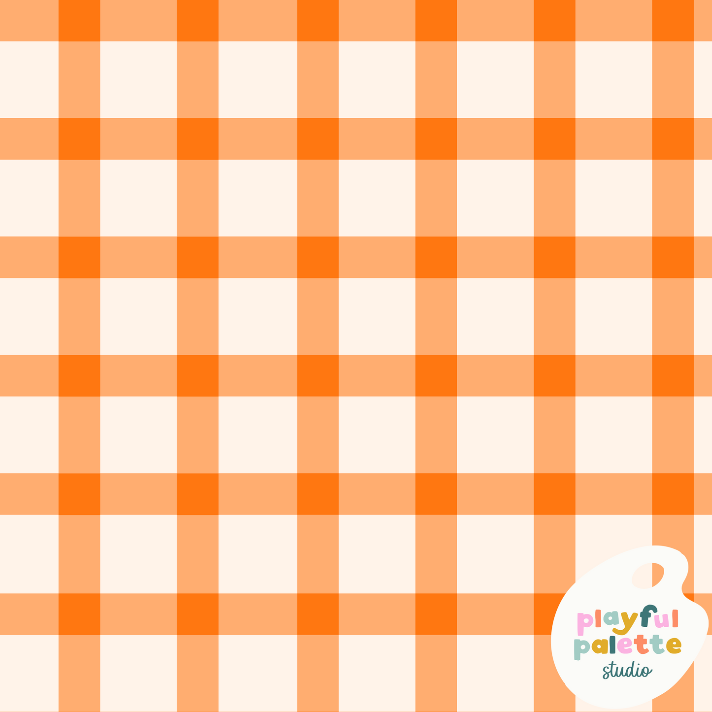 Pumpkin Gingham