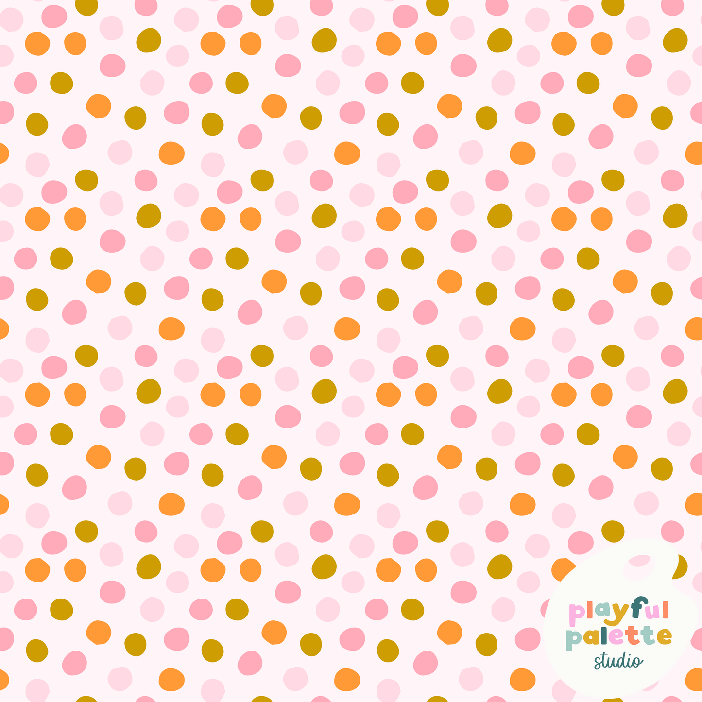 Halloween Magic Polka Dots