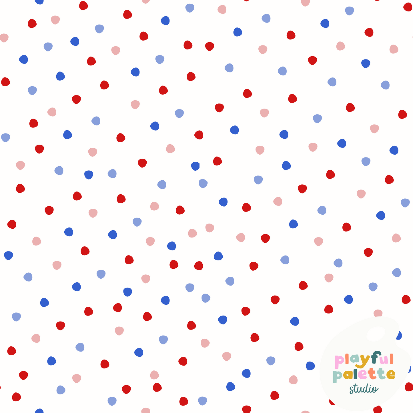 Patriotic Polka Dots