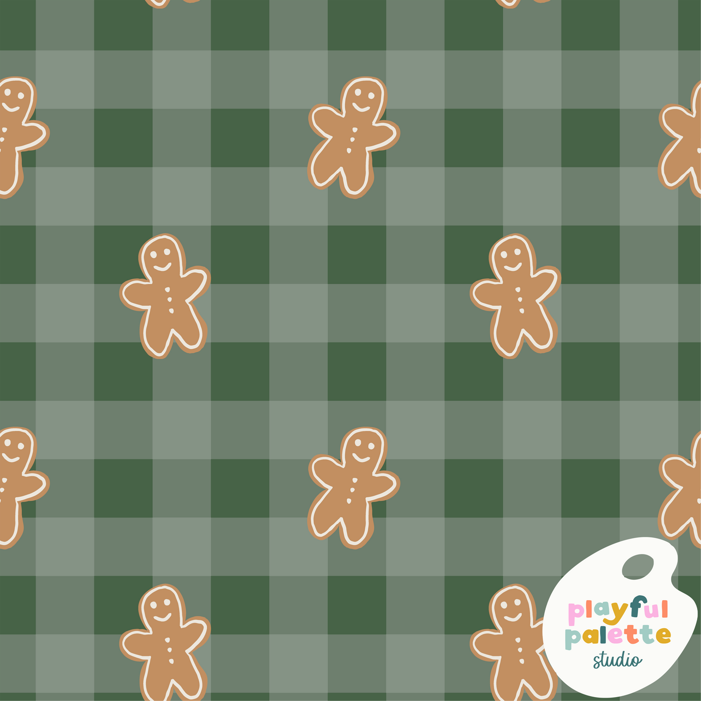 Gingerbread Gingham