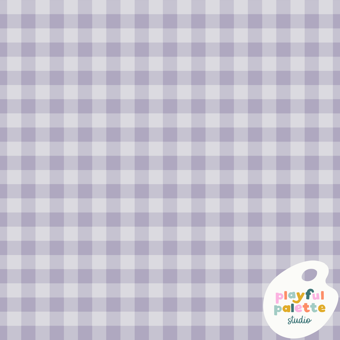 Lilac Gingham