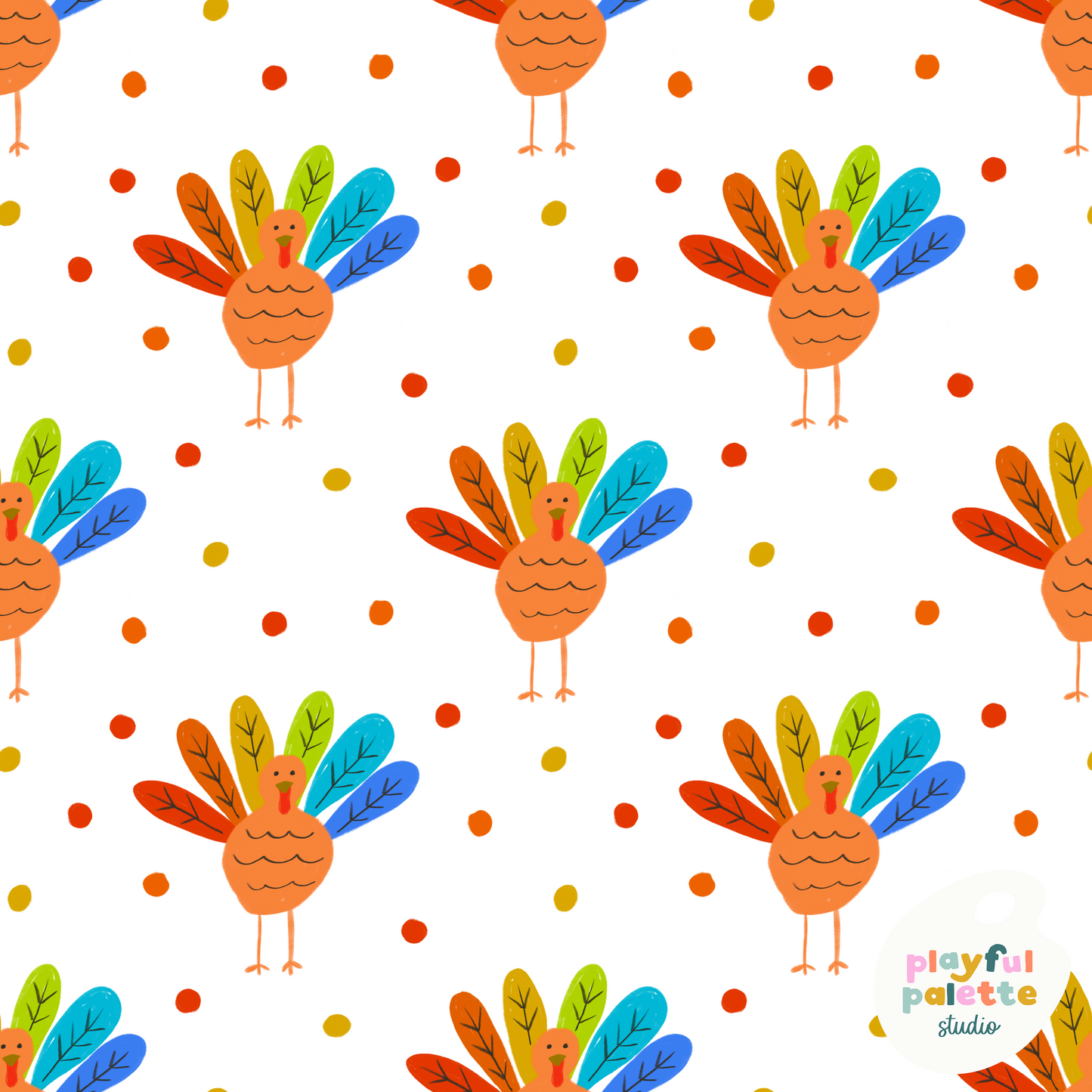 Rainbow Turkeys