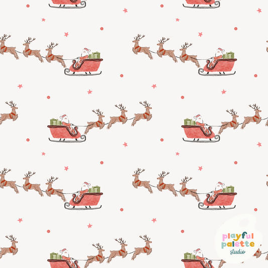 Santa in Flight