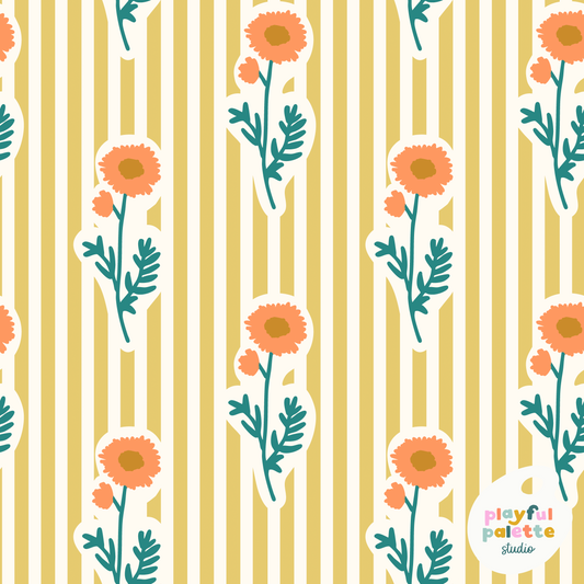 Prairie Petals and Stripes