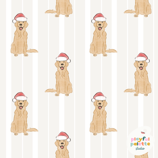 Santa Paws Stripes