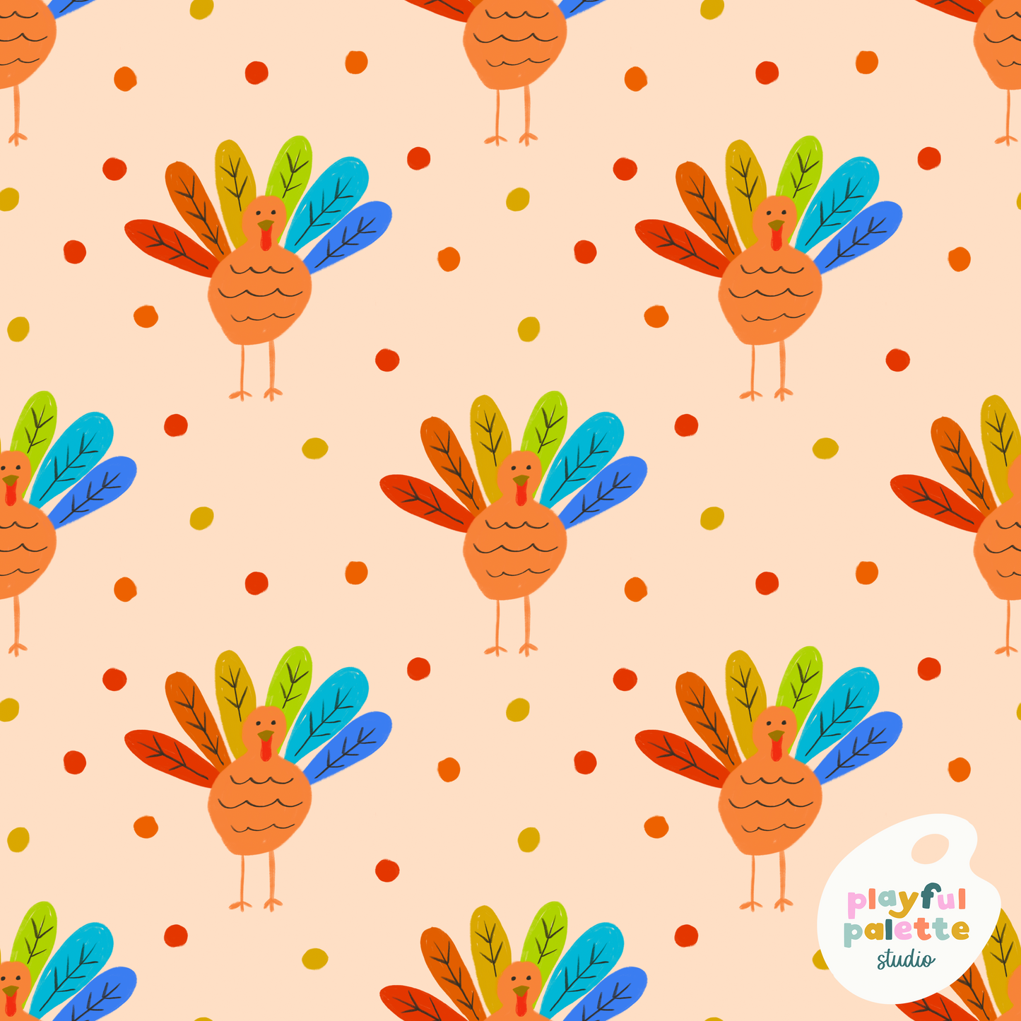 Rainbow Turkeys