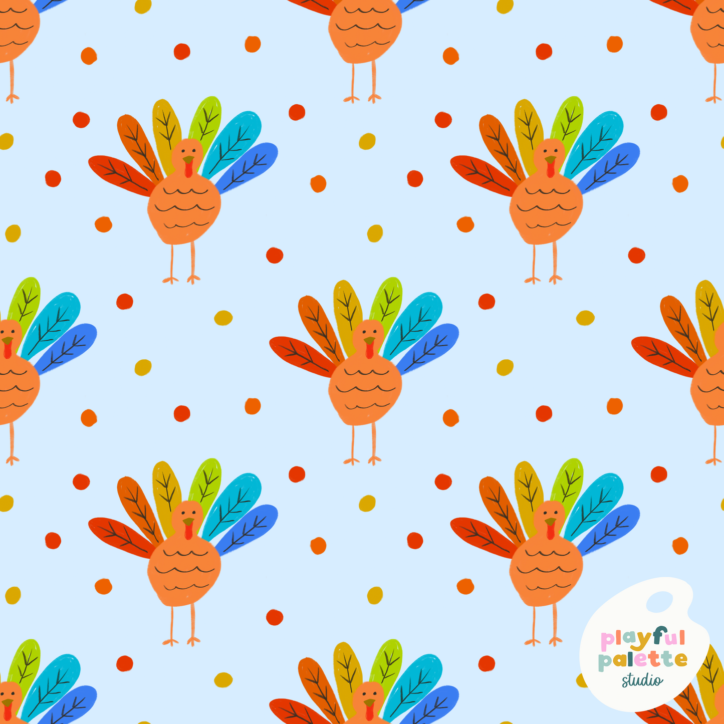 Rainbow Turkeys