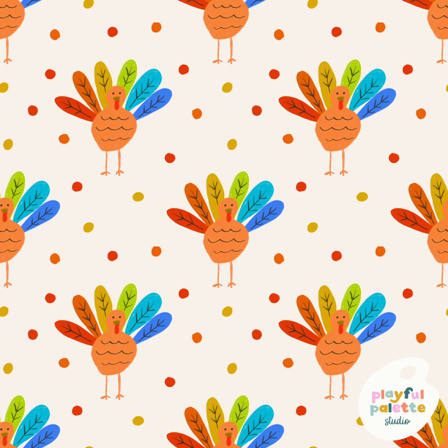 Rainbow Turkeys