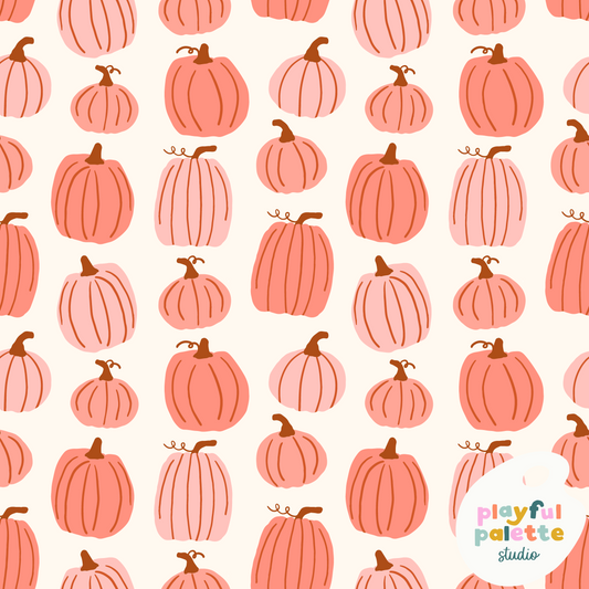 Pumpkins O'Plenty (Pink)