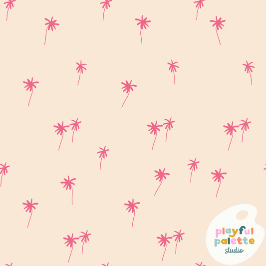 Palm Trees (Pink)