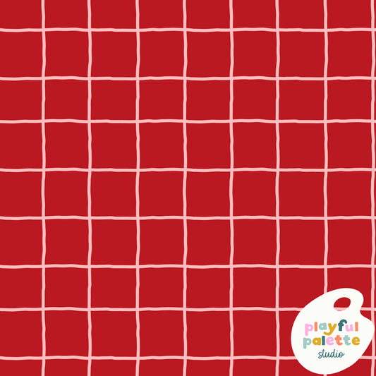 Santa's Plaid (Cranberry)